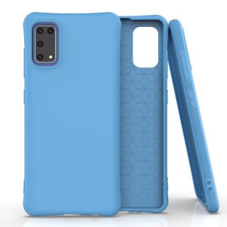 Elastyczne żelowe etui do Samsung Galaxy A41 niebieski