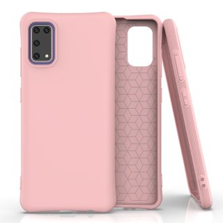 Elastyczne żelowe etui do Samsung Galaxy A41 różowy