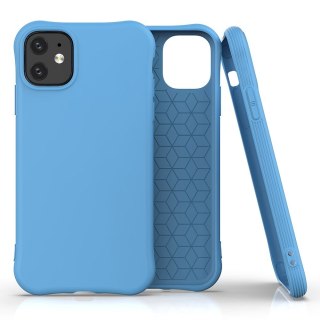 Elastyczne żelowe etui do iPhone 11 niebieski