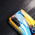 Etui nakładka ze szkła hartowanego Color Glass Case z osłoną na aparat do Huawei P30 Pro wzór 4