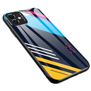 Etui ze szkła hartowanego z osłoną na aparat Color Glass Case do Xiaomi Redmi Note 9 Pro / Redmi Note 9S pattern