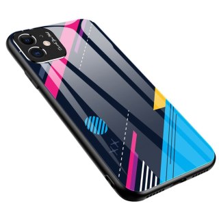 Etui ze szkła hartowanego z osłoną na aparat Color Glass Case do Xiaomi Redmi Note 9 Pro / Redmi Note 9S pattern