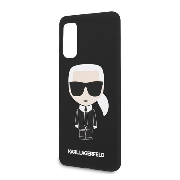 Etui Karl Lagerfeld do Samsung Galaxy S20 czarny/black Silicone Iconic