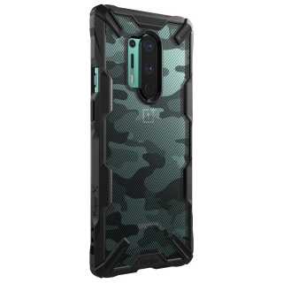 Etui pancerne z ramką Ringke Fusion X Design do OnePlus 8 Pro czarny