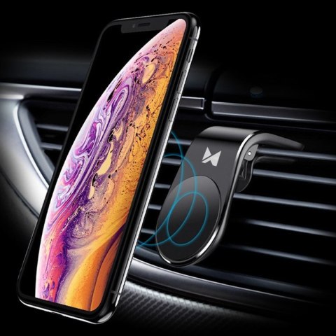 Wozinsky magnetyczny uchwyt samochodowy na kratkę wentylacyjną nawiew czarny (WCH-02)