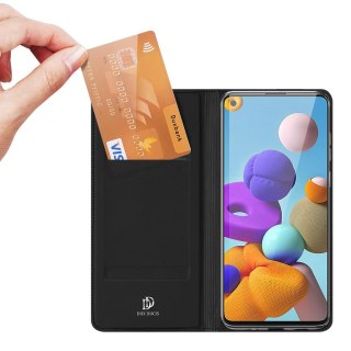 Etui z klapką DUX DUCIS Skin Pro do Samsung Galaxy A21S czarny