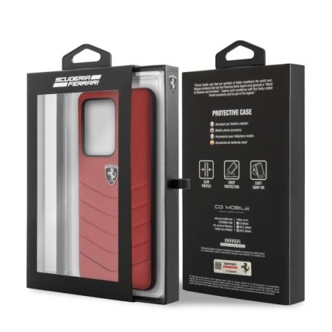 Etui Ferrari Hardcase do Samsung Galaxy S20 Ultra czerwony/red Heritage