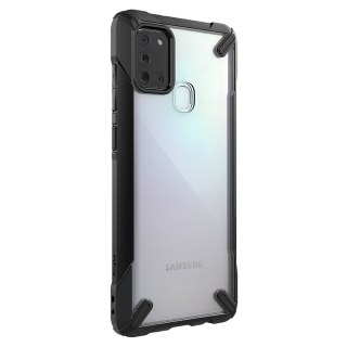 Etui pancerne z ramką Ringke Fusion X do Samsung Galaxy A21S czarny