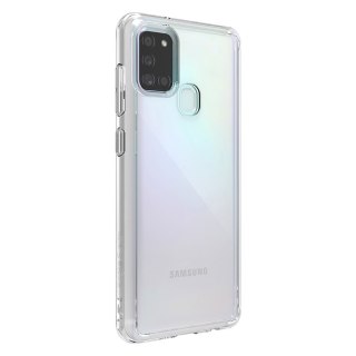 Etui z żelową ramką Ringke Fusion do Samsung Galaxy A21S przezroczysty