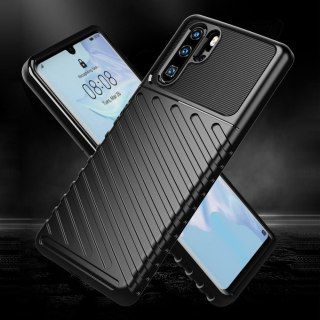 Etui Thunder Case Elastyczne Pancerne do Huawei P30 Pro czarny