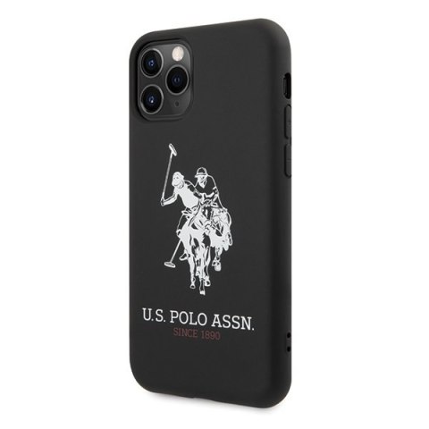 Etui US Polo do iPhone 11 Pro czarny/black Silicone Collection