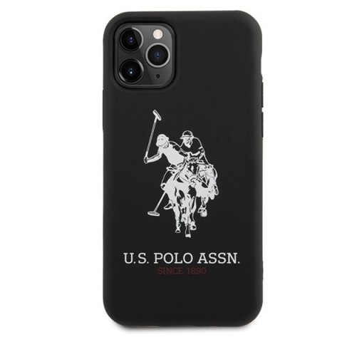 Etui US Polo do iPhone 11 Pro czarny/black Silicone Collection