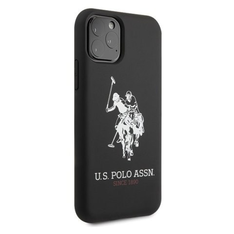 Etui US Polo do iPhone 11 Pro czarny/black Silicone Collection