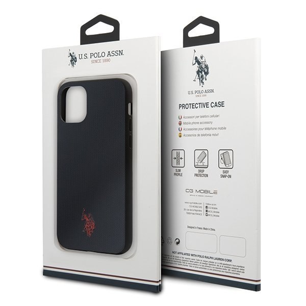 Etui US Polo do iPhone 11 Pro Max granatowy/navy Polo Type Collection