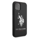 Etui US Polo do iPhone 11 Pro Max czarny/black Silicone Collection