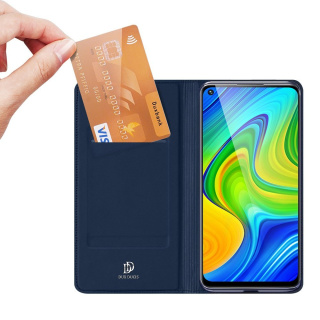 Etui z klapką DUXDUCIS Skinpro do Xiaomi Redmi Note 9 / Redmi 10X niebieski