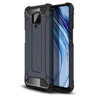 Pancerne hybrydowe etui Hybrid Armor do Xiaomi Redmi 10X 4G / Xiaomi Redmi Note 9 niebieski