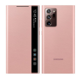 Etui z inteligentną klapką Samsung Clear View do Samsung Galaxy Note 20 Ultra brązowy