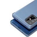 Etui z klapką Clear View Case do Samsung Galaxy A71 5G niebieski