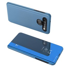 Etui z klapką Clear View Case do LG K61 niebieski