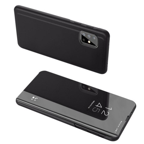 Etui z klapką Clear View Case do Samsung Galaxy A71 5G czarny