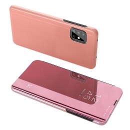 Etui z klapką Clear View Case do Samsung Galaxy A71 5G różowy