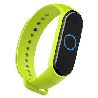 Zamienna silikonowa opaska do Xiaomi Mi Band 5 / 6 / 7 zielony