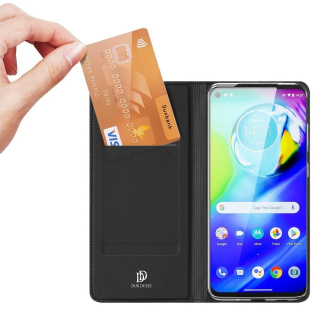 Etui z klapką Dux Ducis do Motorola Moto G8 Power czarny