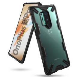 Etui pancerne z ramką Ringke Fusion X do OnePlus 8 Pro czarny