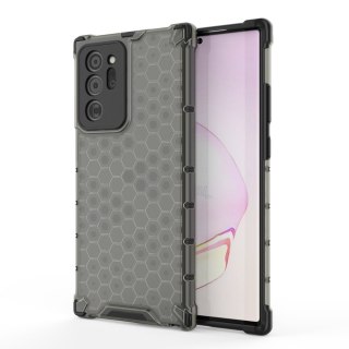 Etui z żelową ramką Honeycomb do Samsung Galaxy Note 20 czarny