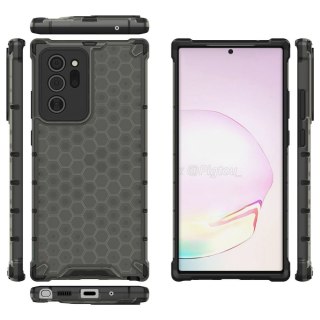 Etui z żelową ramką Honeycomb do Samsung Galaxy Note 20 czarny