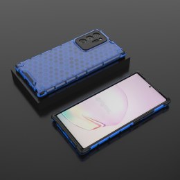 Etui z żelową ramką Honeycomb do Samsung Galaxy Note 20 niebieski