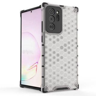 Etui z żelową ramką Honeycomb do Samsung Galaxy Note 20 przezroczysty