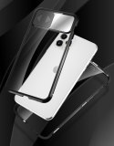 Magnetyczne etui 360 na cały telefon szkło na ekran osłona na aparat do Samsung Galaxy S20+ ( S20 Plus) czarny