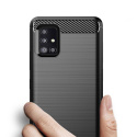 Elastyczne etui Carbon Case do Samsung Galaxy A51 5G czarny