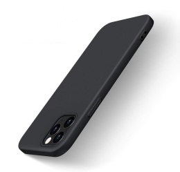 Elastyczne silikonowe etui Silicone Case do iPhone 12 / 12 Pro czarny