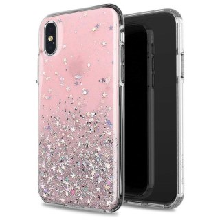 Błyszczące etui pokrowiec z brokatem Star Glitter do Samsung Galaxy M30s / Galaxy M21 zielony