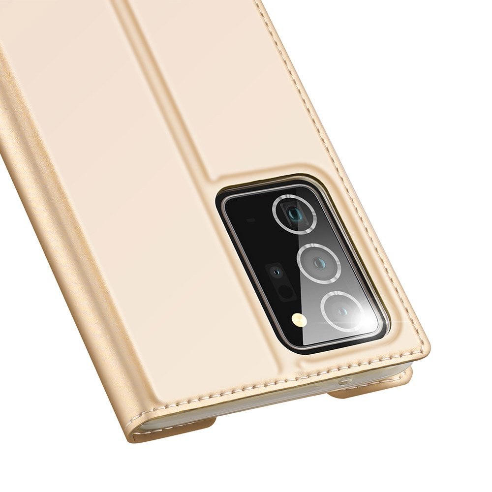 Etui pokrowiec z klapką DUX DUCIS Skin Pro do Samsung Galaxy Note 20 Ultra złoty
