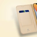 Etui pokrowiec z klapką DUX DUCIS Skin Pro do iPhone 12 5,4'' złoty