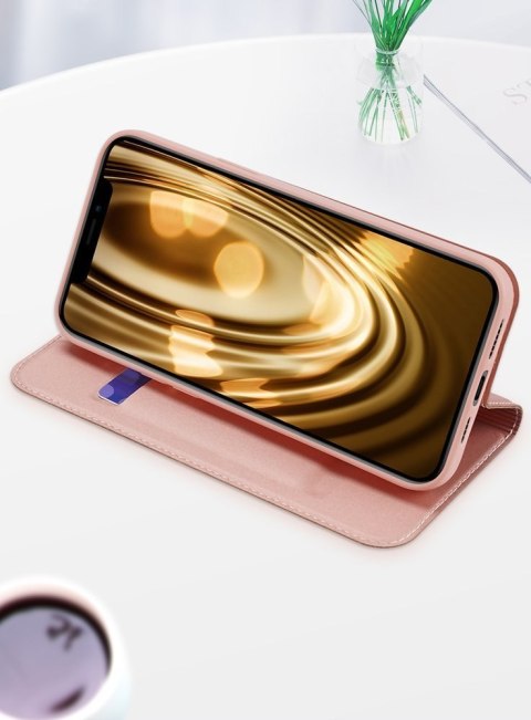 Etui pokrowiec z klapką DUX DUCIS Skin Pro do iPhone 12 / 12 Pro czarny