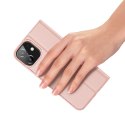 Etui pokrowiec z klapką DUX DUCIS Skin Pro do iPhone 12 6,1'' różowy
