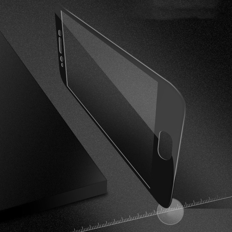 Folia szklana z ramką do Xiaomi Redmi Note 9 Pro / 9S / POCO X3 NFC czarny