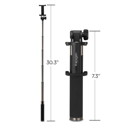 SPIGEN S530W WIRELESS SELFIE STICK BLACK