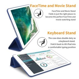 Etui Tech-Protect Smartcase do iPad Air 2 Granatowy