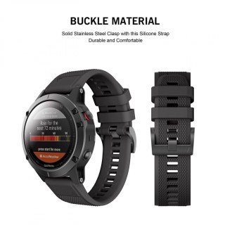 Pasek Smooth do Garmin Fenix 3 / 5X / 3HR / 5X PLUS / 6X / 6X Pro / 7X Czarny