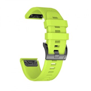 Pasek Smooth do Garmin Fenix 3 / 5X / 3HR / 5X Plus / 6X / 6X Pro Green