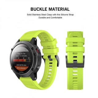 Pasek Smooth do Garmin Fenix 3 / 5X / 3HR / 5X Plus / 6X / 6X Pro Green