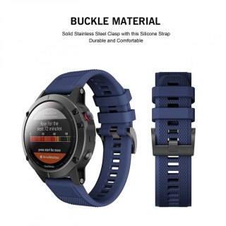 Pasek Smooth do Garmin Fenix 3 / 5 / 3HR / 5X Plus / 6X / 6X Pro Navy Blue