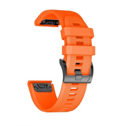 Pasek Smooth do Garmin Fenix 3 / 5X / 3HR / 5X Plus / 6X / 6X Pro Orange