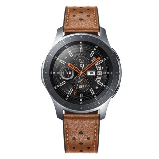 Pasek ze skóry naturalnej Leather do Galaxy Watch 46mm Brown